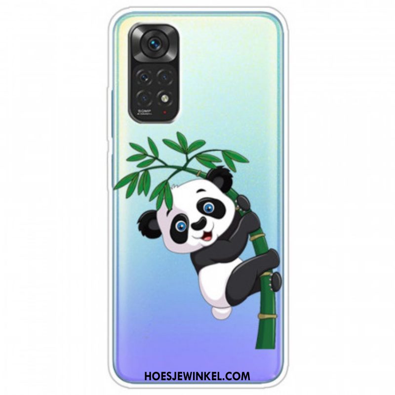 Telefoonhoesje voor Xiaomi Redmi Note 11 Pro / 11 Pro 5G Panda Op Bamboe