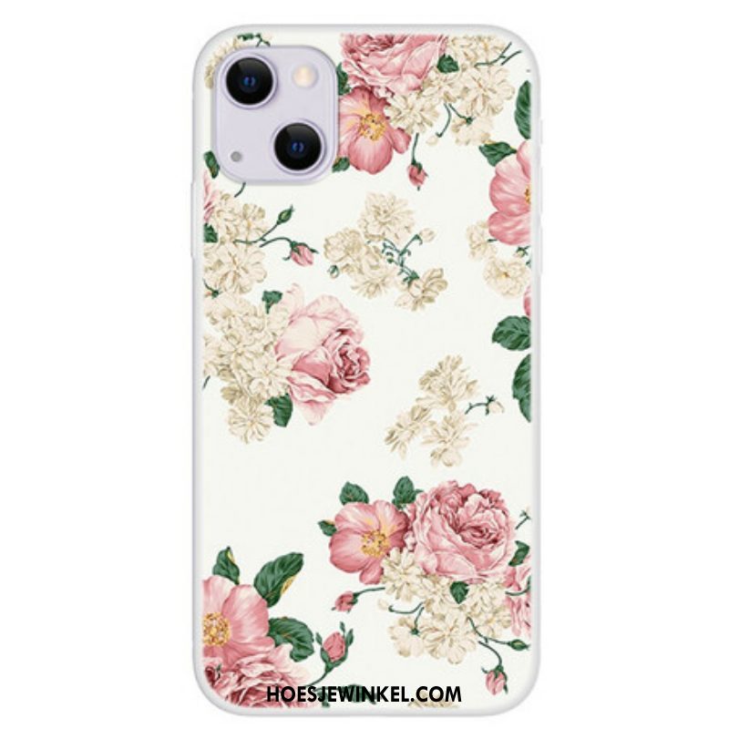 Telefoonhoesje voor iPhone 13 Mini Vrijheid Bloemen