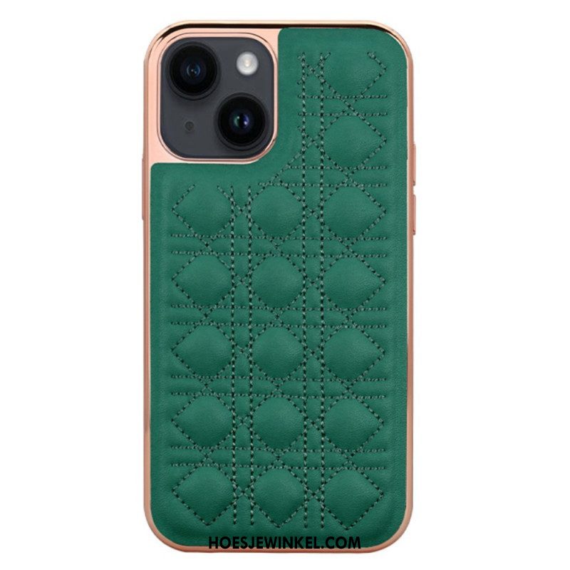 Telefoonhoesje voor iPhone 14 Plus Vietao Couture Leereffect