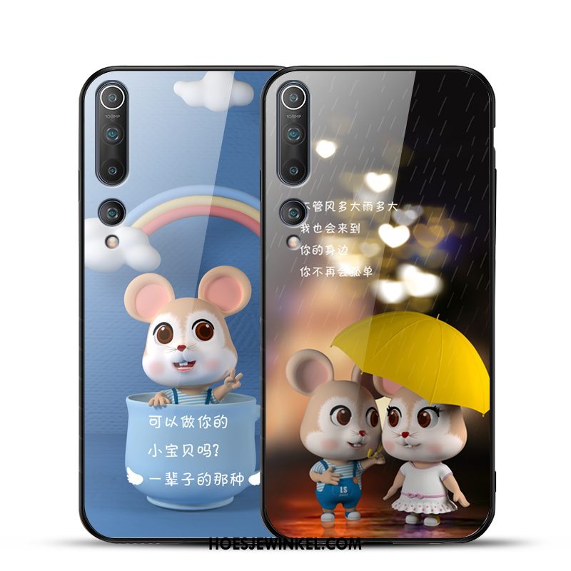 Xiaomi Mi 10 Hoesje Anti-fall Siliconen Bescherming, Xiaomi Mi 10 Hoesje Zacht Trend Beige