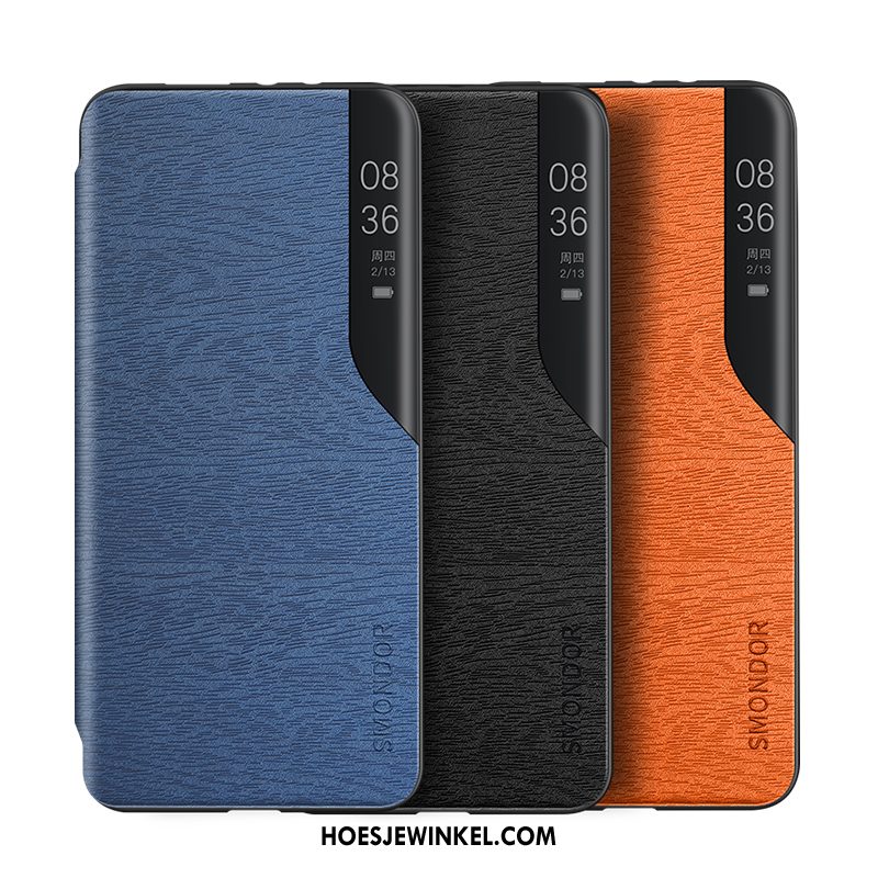 Xiaomi Mi 10 Pro Hoesje Leren Etui Hoes Mobiele Telefoon, Xiaomi Mi 10 Pro Hoesje Net Red Accessoires Beige