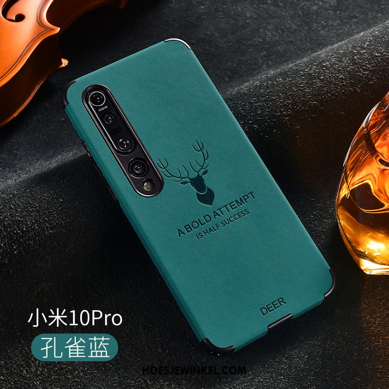 Xiaomi Mi 10 Pro Hoesje Mode Bescherming Kwaliteit, Xiaomi Mi 10 Pro Hoesje Zacht Groen Beige