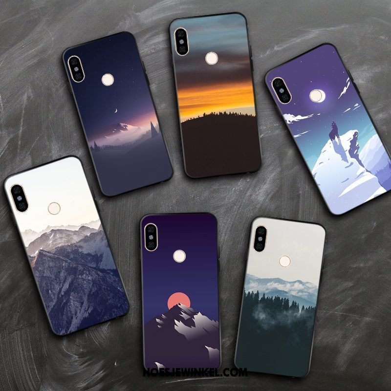 Xiaomi Mi 8 Hoesje Mini Bescherming Groen, Xiaomi Mi 8 Hoesje Zacht Hoes Beige