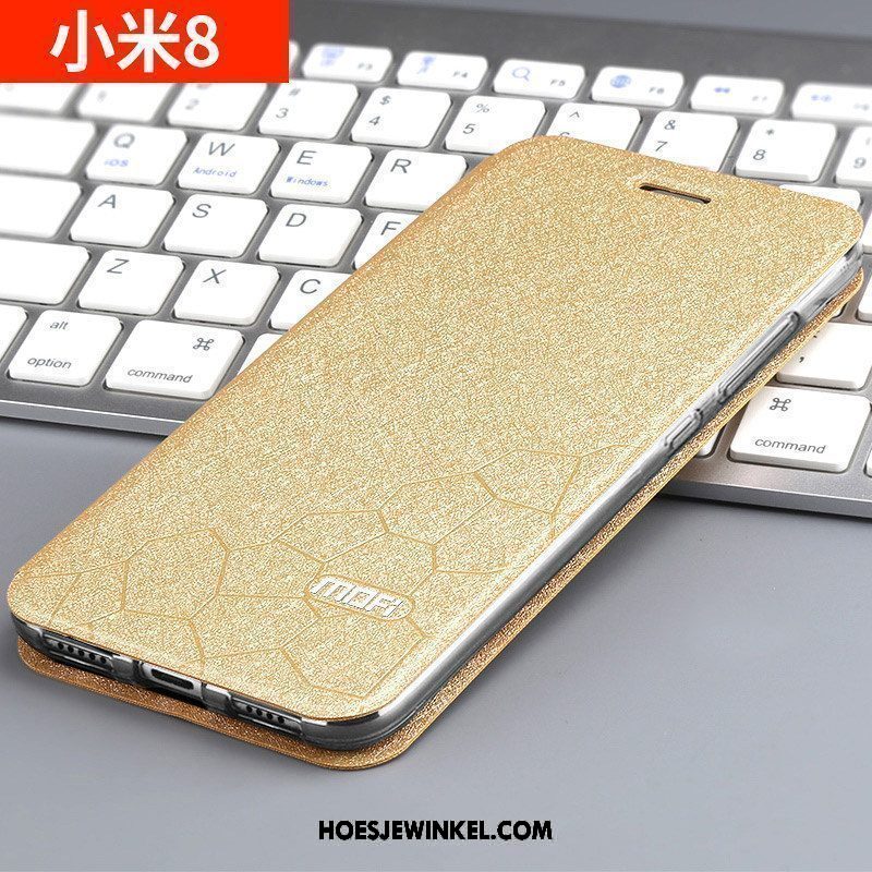 Xiaomi Mi 8 Hoesje Zacht Patroon Anti-fall, Xiaomi Mi 8 Hoesje Trend Dun Beige