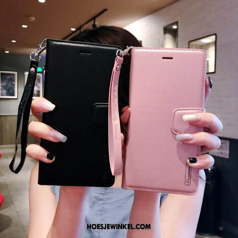 Xiaomi Mi 8 Pro Hoesje Anti-fall Folio Hanger, Xiaomi Mi 8 Pro Hoesje Mobiele Telefoon Leren Etui