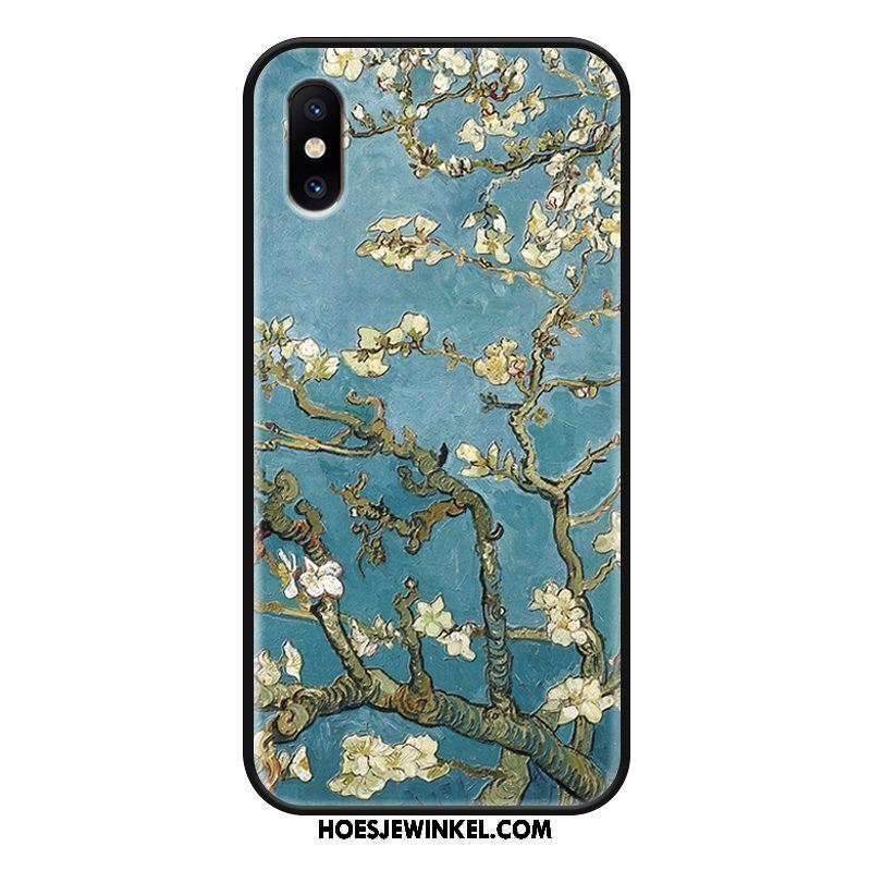 Xiaomi Mi 8 Pro Hoesje Schrobben Mini Bloemen, Xiaomi Mi 8 Pro Hoesje Hoge Jeugd Beige Beige Farbe