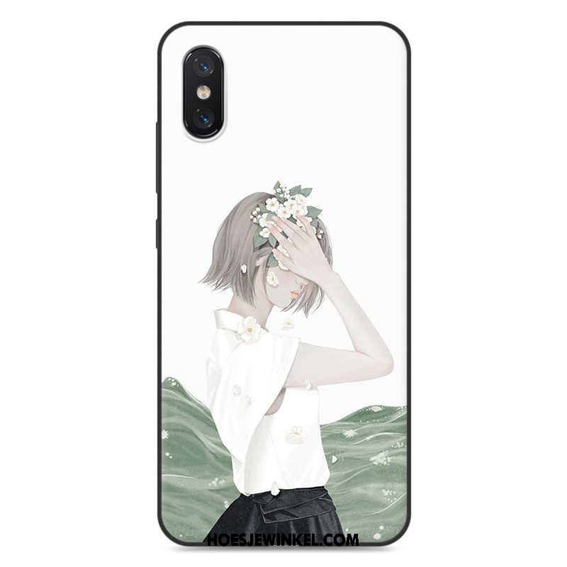 Xiaomi Mi 8 Pro Hoesje Vers All Inclusive Mobiele Telefoon, Xiaomi Mi 8 Pro Hoesje Hoes Zacht Beige