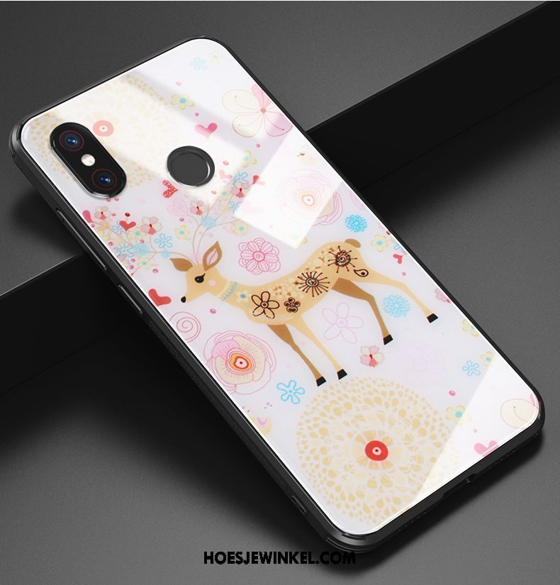 Xiaomi Mi 8 Se Hoesje Trendy Merk Mini Lovers, Xiaomi Mi 8 Se Hoesje Mobiele Telefoon Spotprent Beige