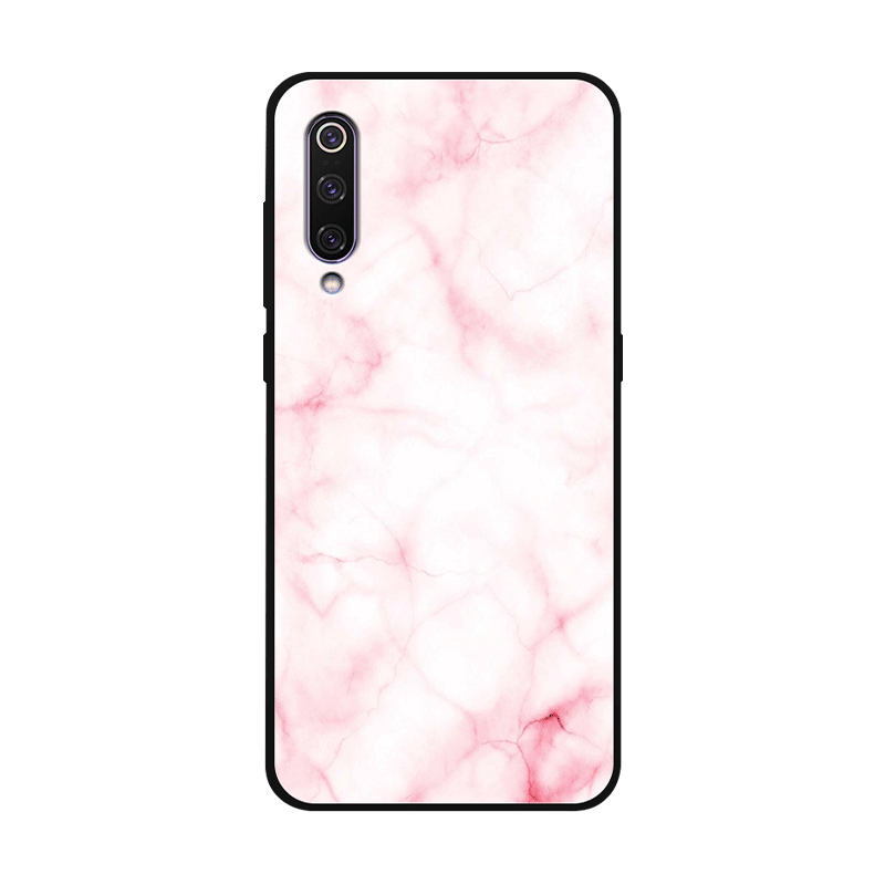 Xiaomi Mi 9 Hoesje Zacht Persoonlijk Bescherming, Xiaomi Mi 9 Hoesje Roze All Inclusive Beige