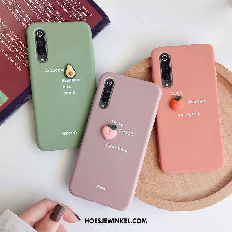 Xiaomi Mi 9 Lite Hoesje Mobiele Telefoon Mini Siliconen, Xiaomi Mi 9 Lite Hoesje Hoes Bescherming Beige