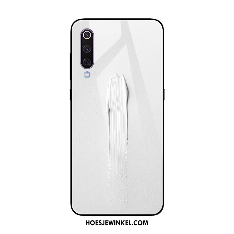 Xiaomi Mi 9 Se Hoesje Mobiele Telefoon Wit Spiegel, Xiaomi Mi 9 Se Hoesje Eenvoudige Mini Beige