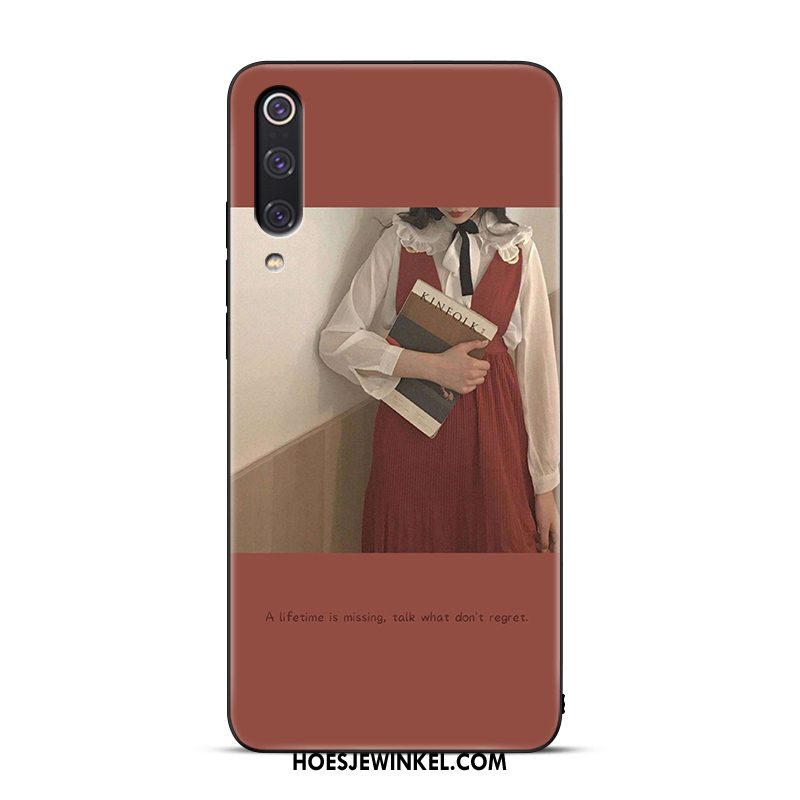 Xiaomi Mi 9 Se Hoesje Rood Licht Wind, Xiaomi Mi 9 Se Hoesje Mobiele Telefoon Scheppend Beige