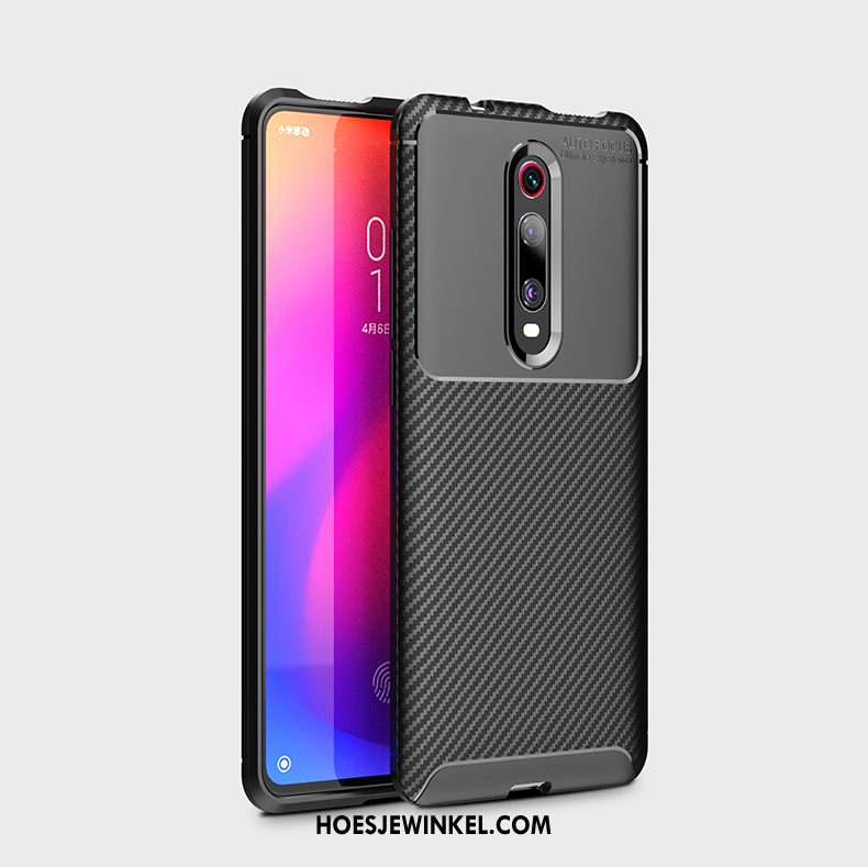 Xiaomi Mi 9t Pro Hoesje All Inclusive Hoes Zacht, Xiaomi Mi 9t Pro Hoesje Mini Rood Beige