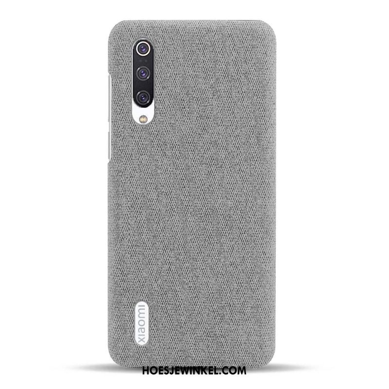 Xiaomi Mi A3 Hoesje Mini Doek Hoes, Xiaomi Mi A3 Hoesje Grijs Mobiele Telefoon Beige