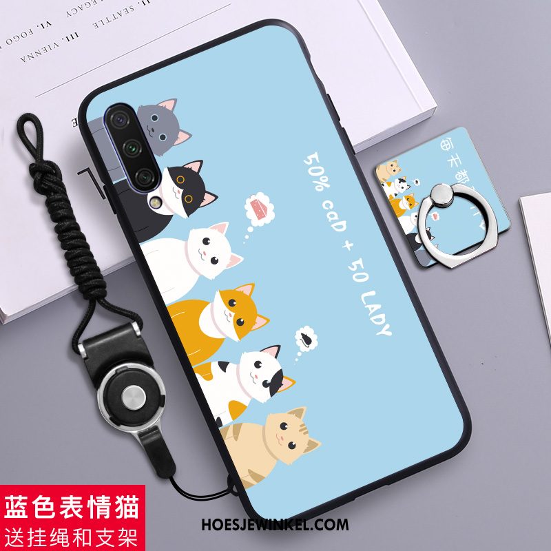 Xiaomi Mi A3 Hoesje Scheppend Blauw Mini, Xiaomi Mi A3 Hoesje Mobiele Telefoon Mooie Beige