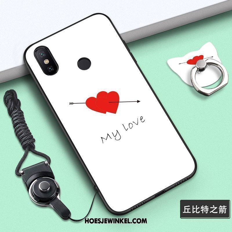 Xiaomi Mi Max 3 Hoesje All Inclusive Zacht Bescherming, Xiaomi Mi Max 3 Hoesje Anti-fall Wit Beige