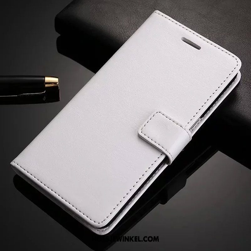 Xiaomi Mi Max 3 Hoesje Anti-fall Leren Etui All Inclusive, Xiaomi Mi Max 3 Hoesje Wit Hoes Beige