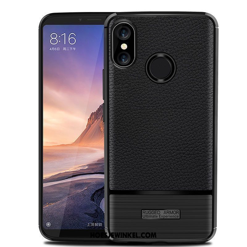 Xiaomi Mi Max 3 Hoesje Patroon Mini Hoes, Xiaomi Mi Max 3 Hoesje Mobiele Telefoon Soort Aziatische Vrucht Beige