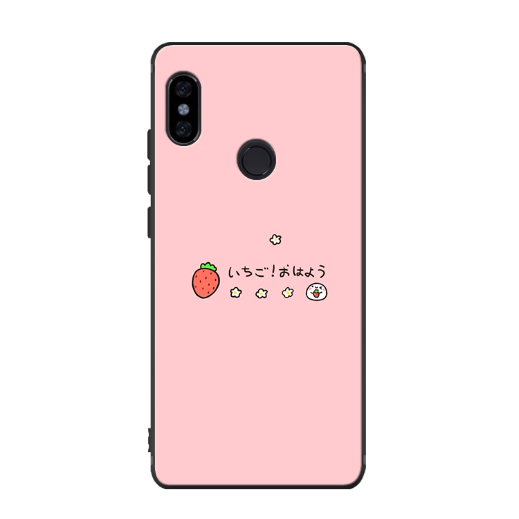 Xiaomi Mi Max 3 Hoesje Zacht Hoes Hart, Xiaomi Mi Max 3 Hoesje Rood Roze Beige