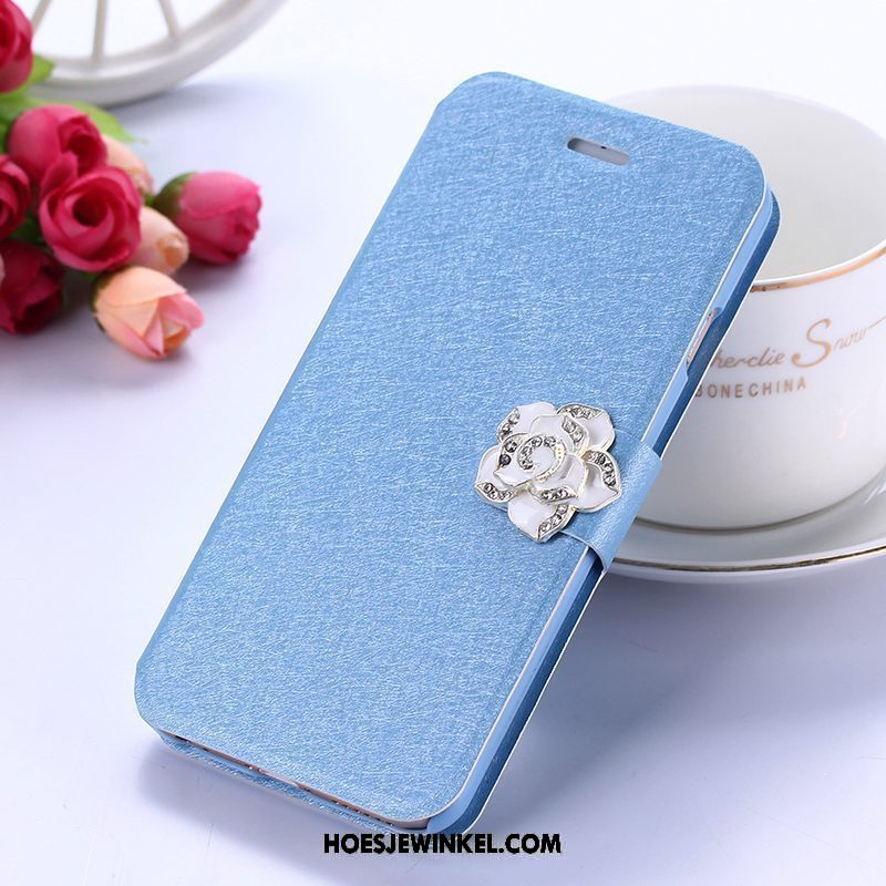 Xiaomi Mi Mix 2 Hoesje Folio Hoes Blauw, Xiaomi Mi Mix 2 Hoesje Mobiele Telefoon Bescherming Beige