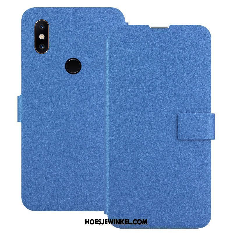 Xiaomi Mi Mix 2s Hoesje Gesp Kaart Blauw, Xiaomi Mi Mix 2s Hoesje Mini All Inclusive Beige