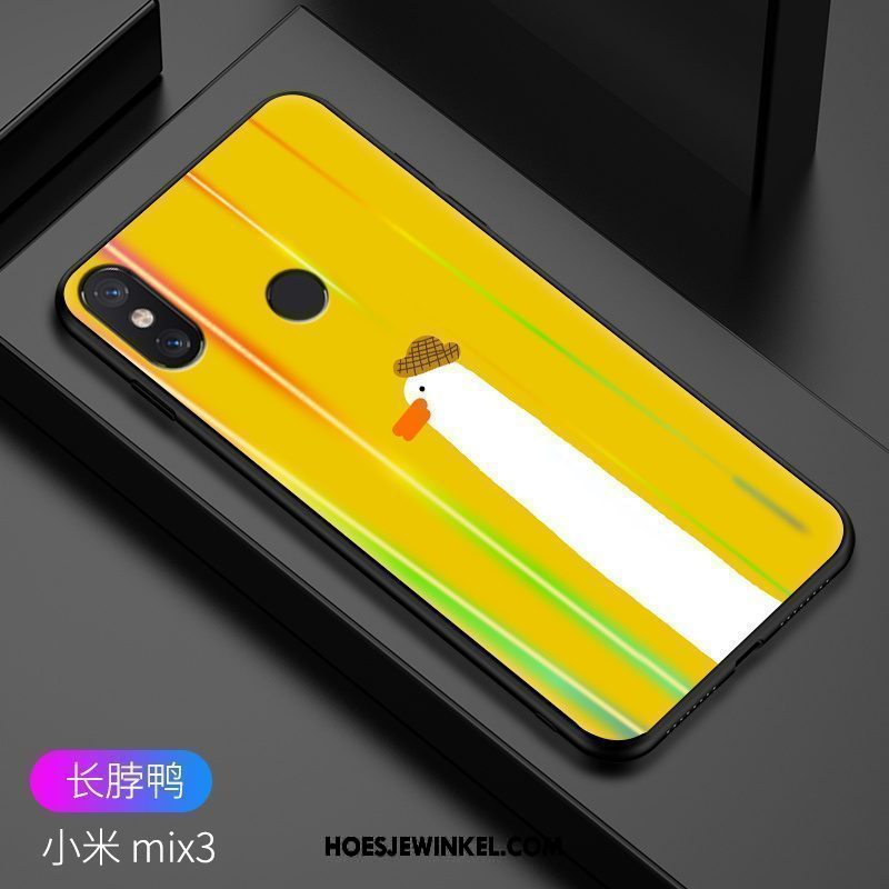 Xiaomi Mi Mix 3 Hoesje Bescherming Mobiele Telefoon Mini, Xiaomi Mi Mix 3 Hoesje Trendy Merk High End Beige