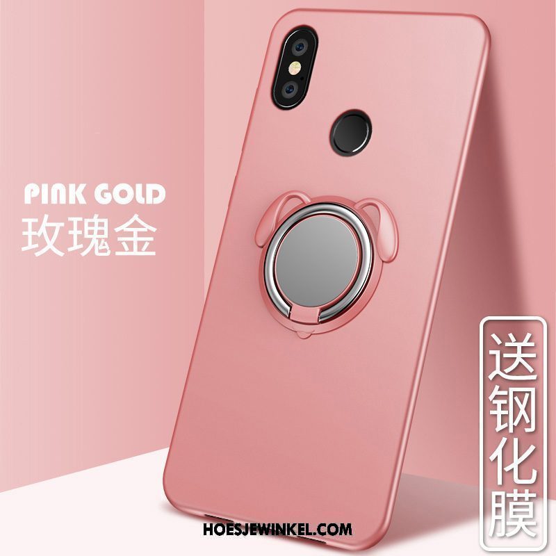 Xiaomi Mi Mix 3 Hoesje Hoes Anti-fall Siliconen, Xiaomi Mi Mix 3 Hoesje Nieuw Roze Beige