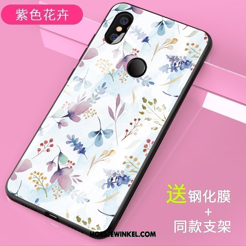 Xiaomi Mi Mix 3 Hoesje Mobiele Telefoon Jeugd Glas, Xiaomi Mi Mix 3 Hoesje Lovers Patroon Beige