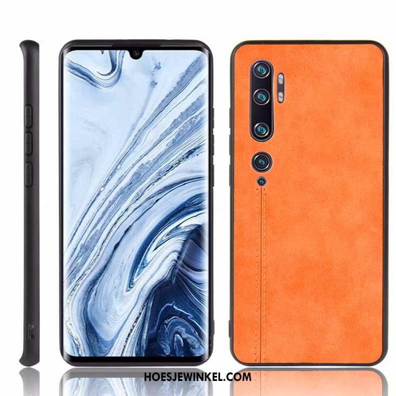 Xiaomi Mi Note 10 Hoesje Geel Bescherming Bedrijf, Xiaomi Mi Note 10 Hoesje All Inclusive Mobiele Telefoon Beige