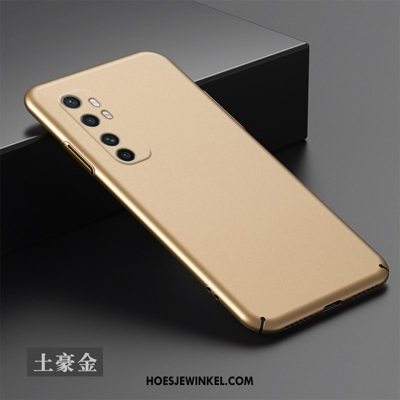 Xiaomi Mi Note 10 Lite Hoesje Hard Schrobben Zwart, Xiaomi Mi Note 10 Lite Hoesje All Inclusive Mini Beige