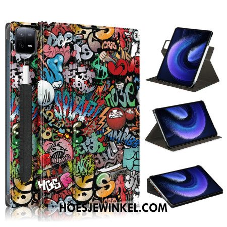 Xiaomi Pad 6 Pro Graffiti Draaibare Stylushouder