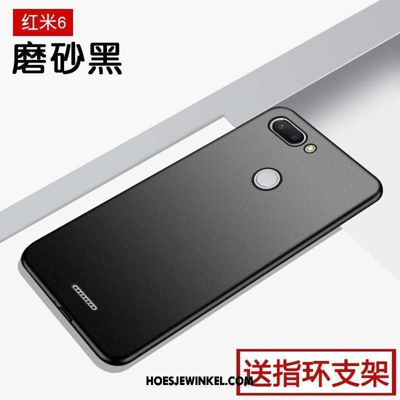 Xiaomi Redmi 6 Hoesje Rood Scheppend Siliconen, Xiaomi Redmi 6 Hoesje Hoes Mobiele Telefoon Beige