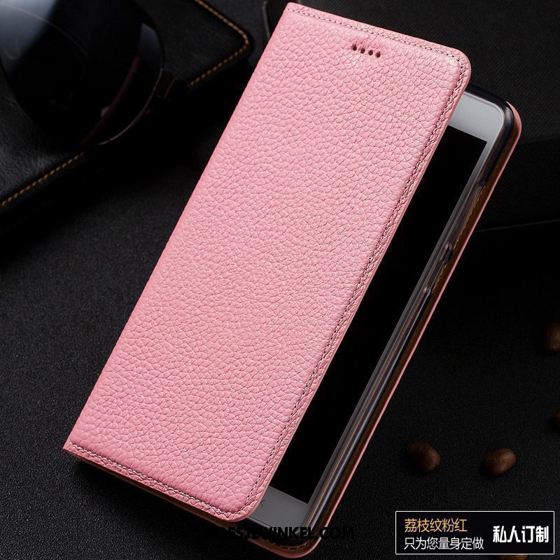 Xiaomi Redmi 6a Hoesje Folio Soort Aziatische Vrucht Leren Etui, Xiaomi Redmi 6a Hoesje Roze Bescherming