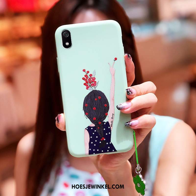 Xiaomi Redmi 7a Hoesje Mobiele Telefoon Hoes Anti-fall, Xiaomi Redmi 7a Hoesje Rood Groen Beige