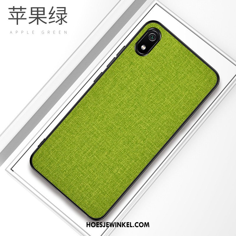 Xiaomi Redmi 7a Hoesje Mobiele Telefoon Jeugd Groen, Xiaomi Redmi 7a Hoesje Skärmskydd Rood Beige