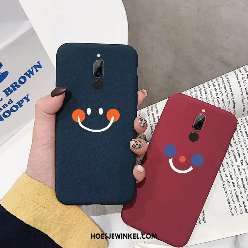 Xiaomi Redmi 8 Hoesje Mobiele Telefoon Trend All Inclusive, Xiaomi Redmi 8 Hoesje Scheppend Wijnrood Beige