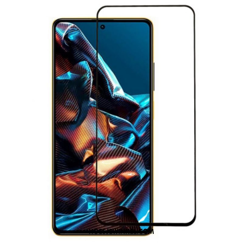 Xiaomi Redmi Note 12 Pro/Poco X5 Pro 5G Zwarte Rand Schermbeschermer