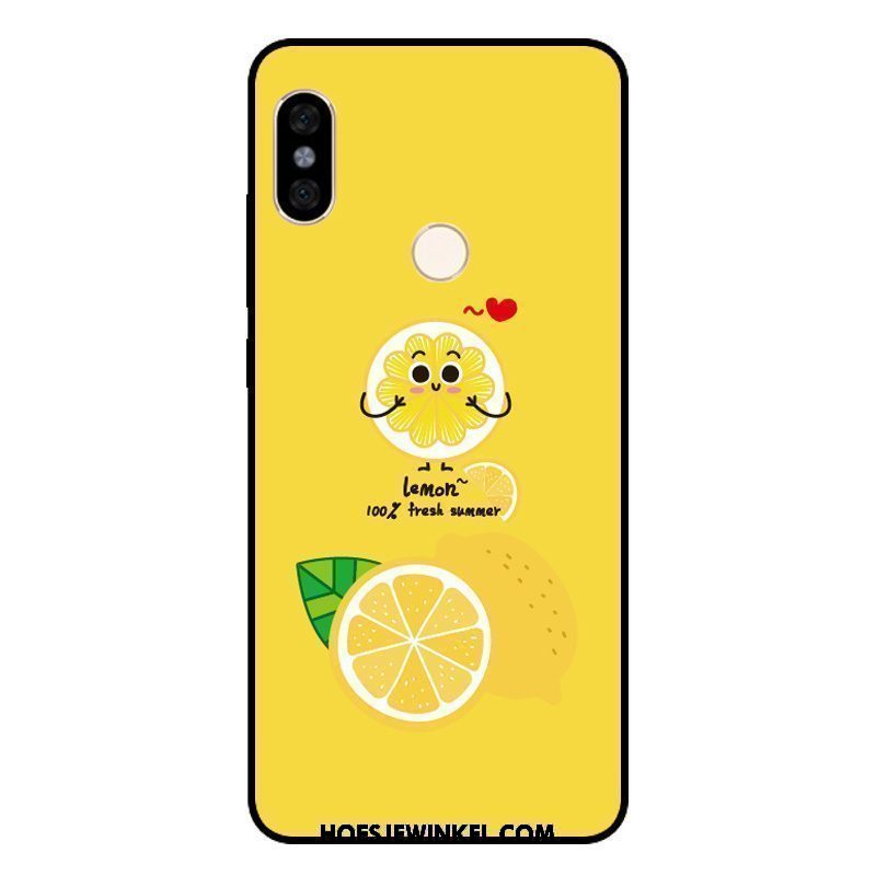 Xiaomi Redmi Note 5 Hoesje Geel Mobiele Telefoon Kunst, Xiaomi Redmi Note 5 Hoesje Vers All Inclusive Beige