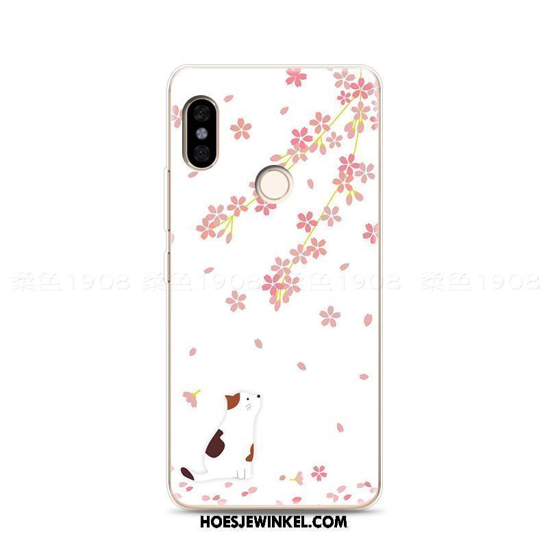 Xiaomi Redmi Note 5 Hoesje Mobiele Telefoon Mini Roze, Xiaomi Redmi Note 5 Hoesje Vers Kers Beige