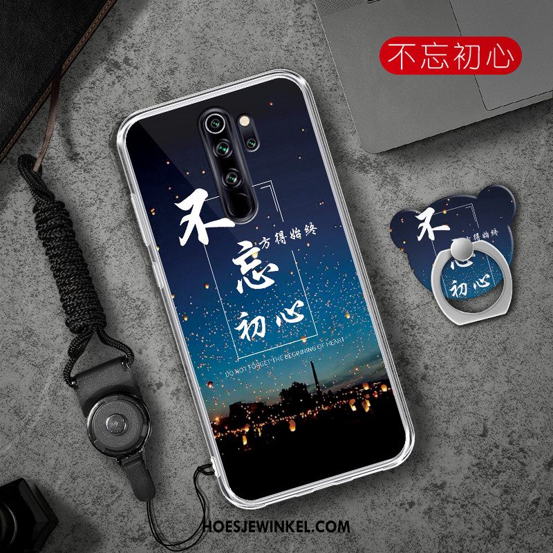 Xiaomi Redmi Note 8 Pro Hoesje Mobiele Telefoon Trend Anti-fall, Xiaomi Redmi Note 8 Pro Hoesje Zacht Rood Beige