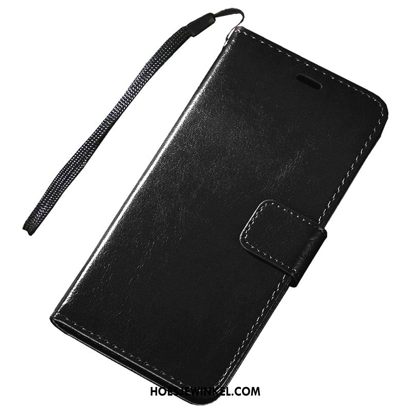 Xiaomi Redmi Note 8 Pro Hoesje Trend Folio Mini, Xiaomi Redmi Note 8 Pro Hoesje Leren Etui Mobiele Telefoon Beige