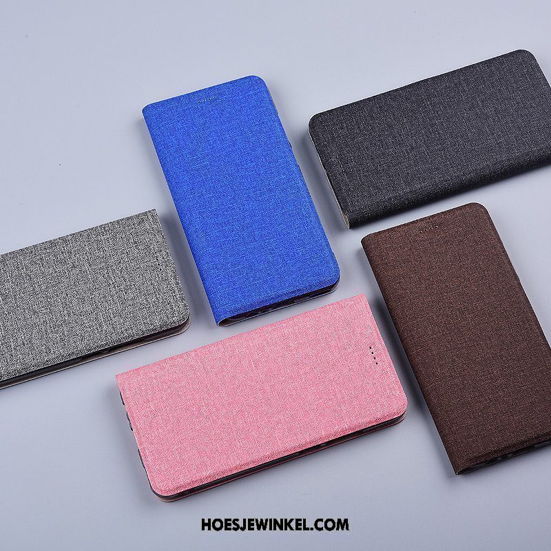 Xiaomi Redmi S2 Hoesje Rood Folio Leren Etui, Xiaomi Redmi S2 Hoesje Mini Bescherming Beige