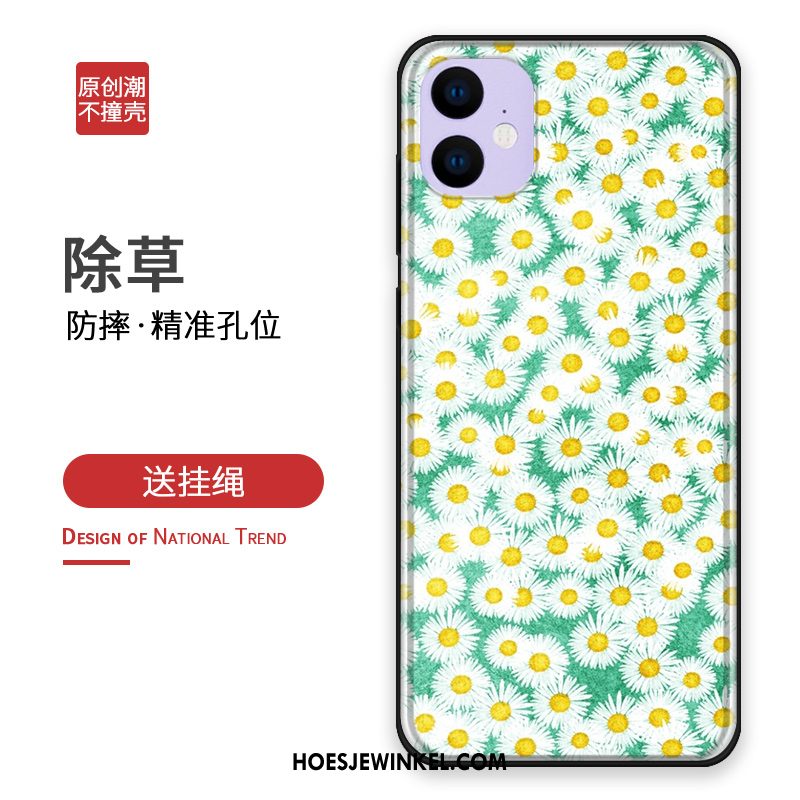 iPhone 11 Hoesje Scheppend Persoonlijk Groen, iPhone 11 Hoesje Hoes Anti-fall