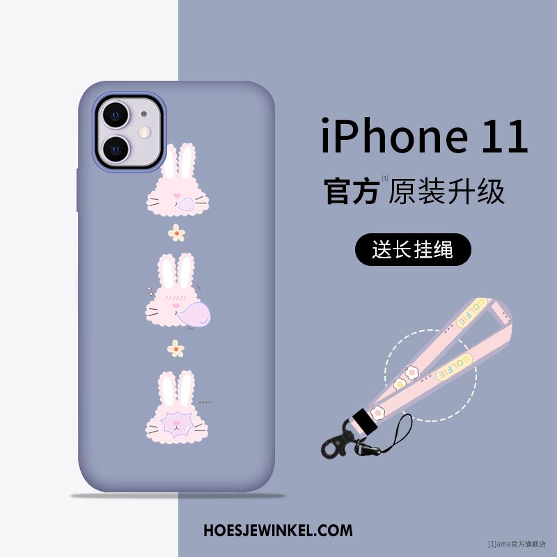 iPhone 11 Hoesje Siliconen Mobiele Telefoon Hanger, iPhone 11 Hoesje Zacht Nieuw