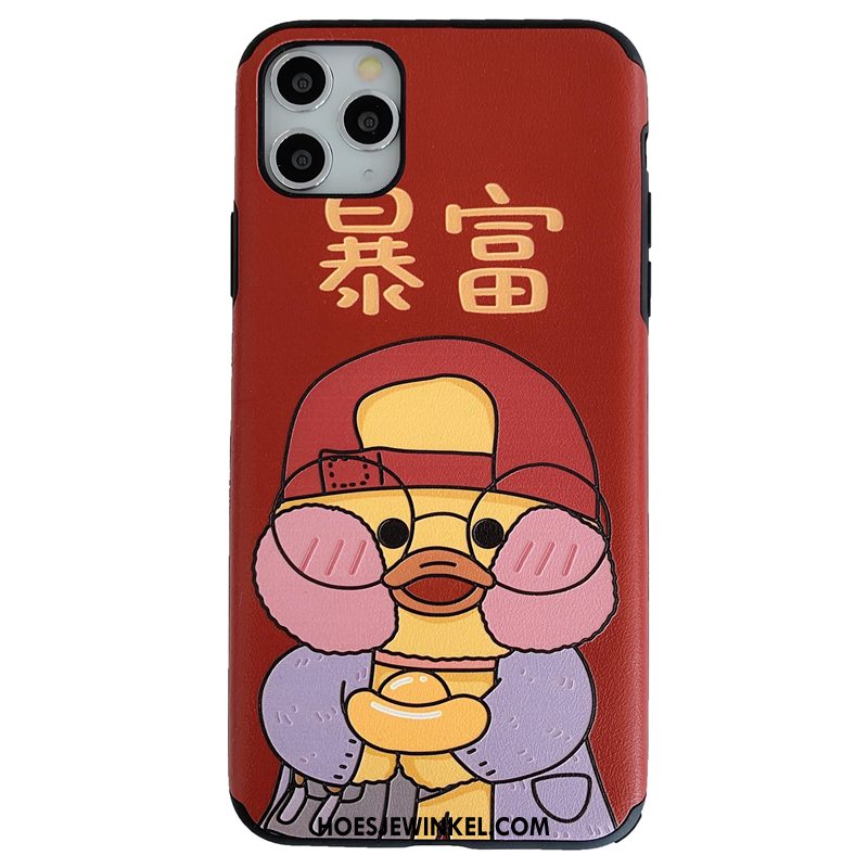 iPhone 11 Pro Hoesje All Inclusive Persoonlijk Rood, iPhone 11 Pro Hoesje Anti-fall Bescherming