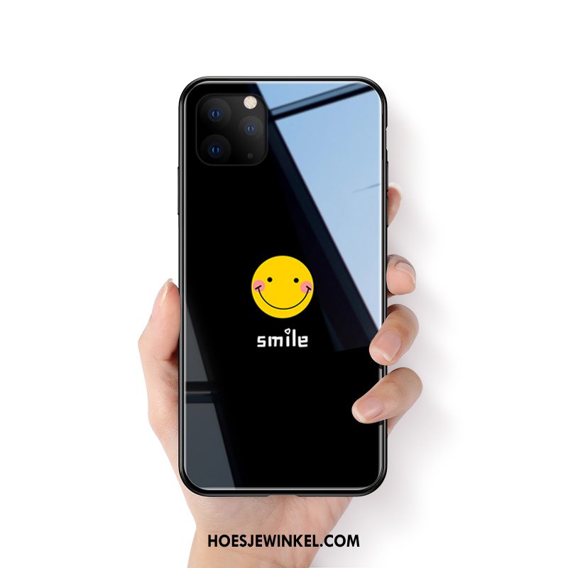 iPhone 11 Pro Hoesje Net Red Siliconen Glas, iPhone 11 Pro Hoesje Mooie Hoes