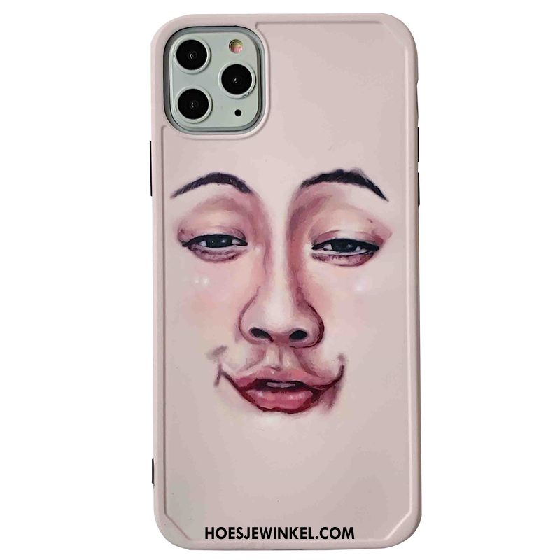 iPhone 11 Pro Hoesje Roze Scheppend Hoes, iPhone 11 Pro Hoesje Anti-fall Siliconen