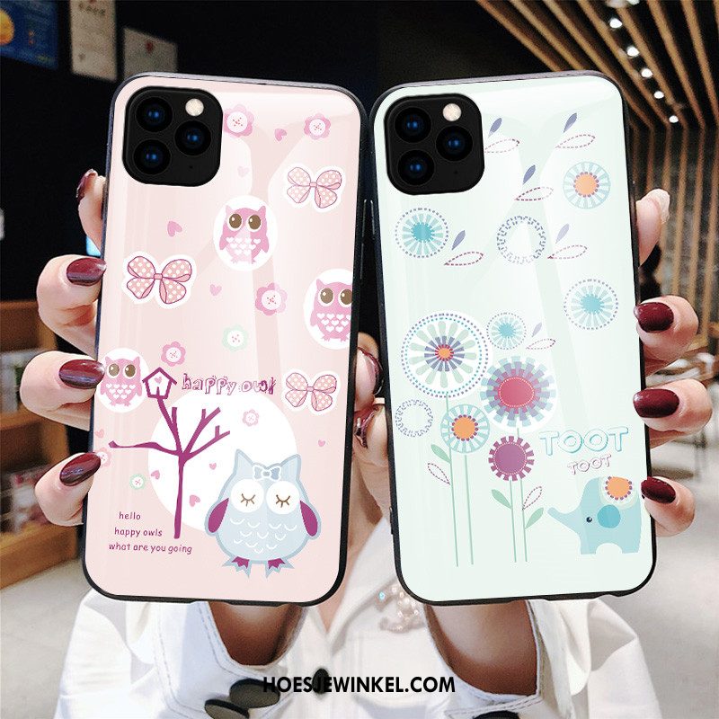 iPhone 11 Pro Max Hoesje Glas All Inclusive Spotprent, iPhone 11 Pro Max Hoesje Mooie Trendy Merk