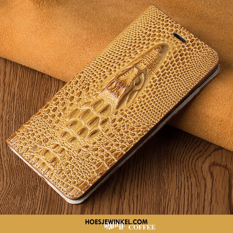 iPhone 11 Pro Max Hoesje Luxe Mobiele Telefoon Echt Leer, iPhone 11 Pro Max Hoesje Bruin Persoonlijk