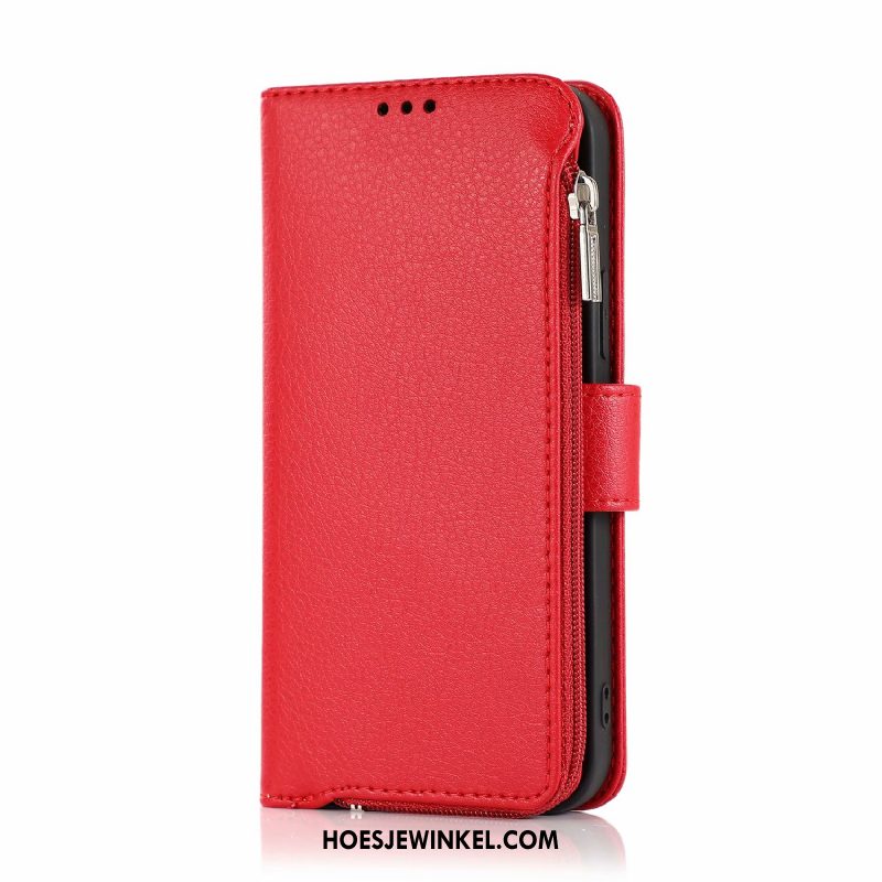 iPhone 12 Mini Hoesje Rood Persoonlijk All Inclusive, iPhone 12 Mini Hoesje Mobiele Telefoon Portemonnee